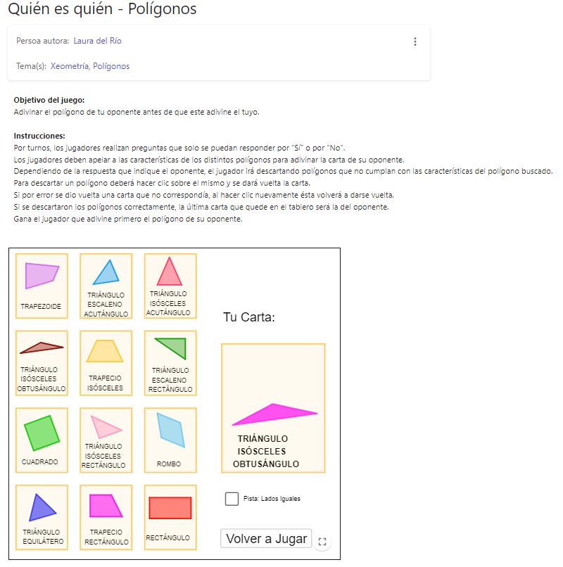 Imagen de Quién es quién – Polígonos