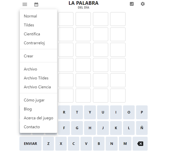 Posibles modalidades de juego