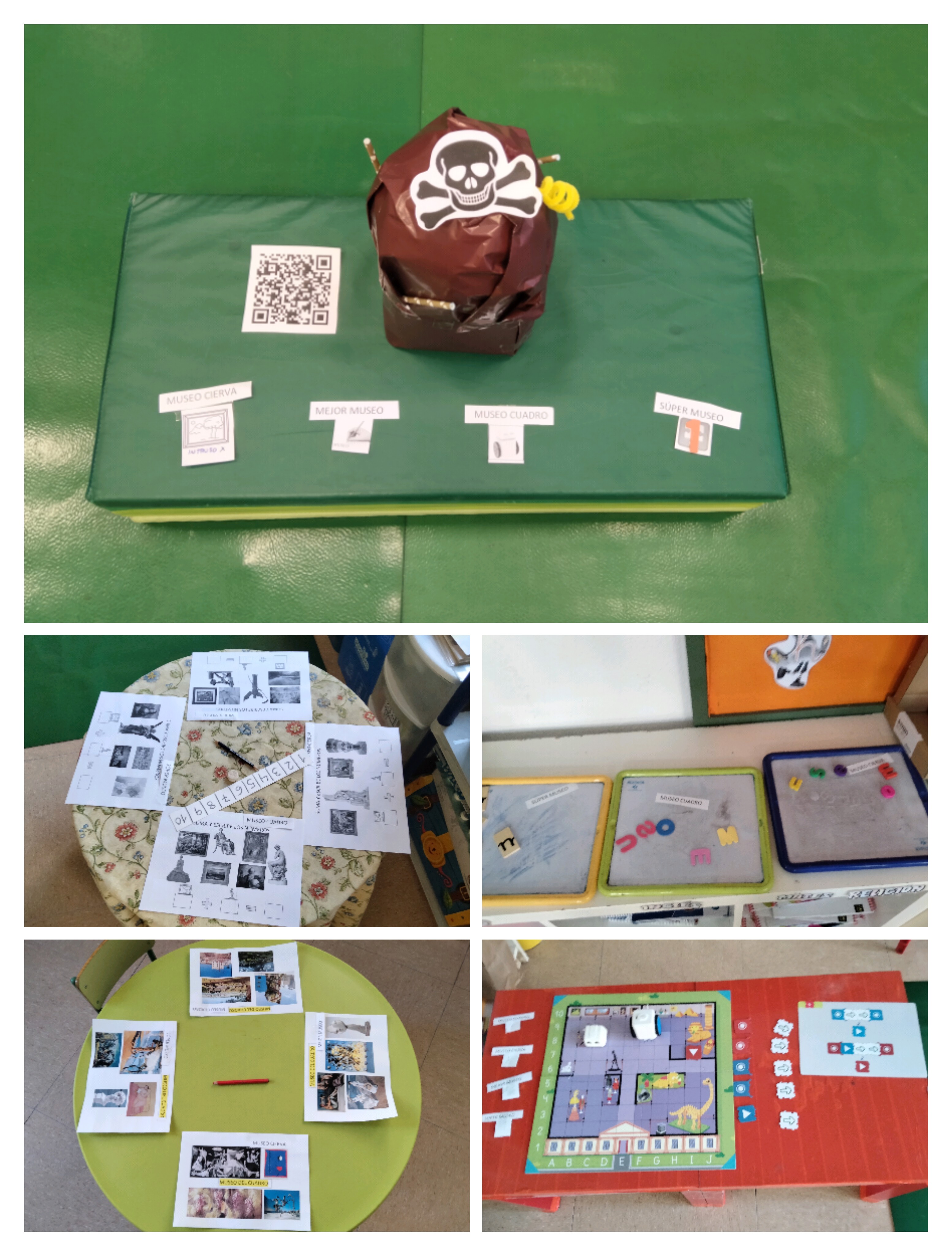 Retos escape room proyecto Los museos.