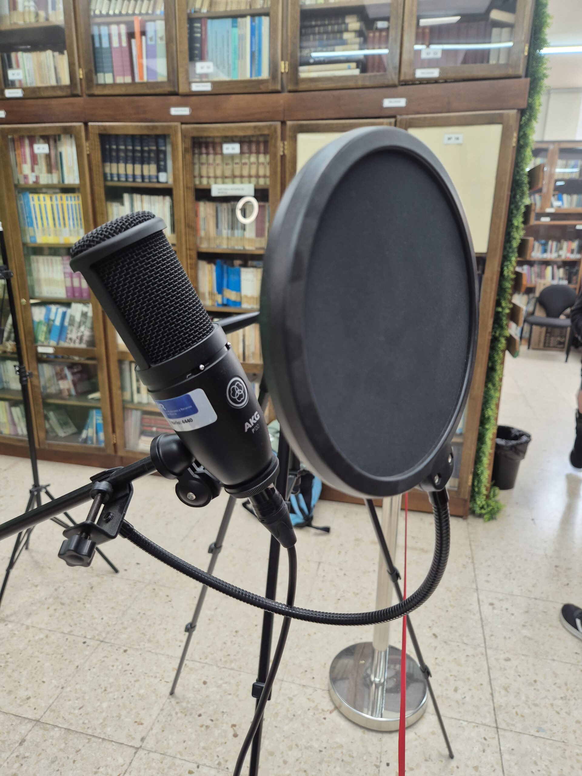 Detalle estudio de grabación Detalle estudio de grabación