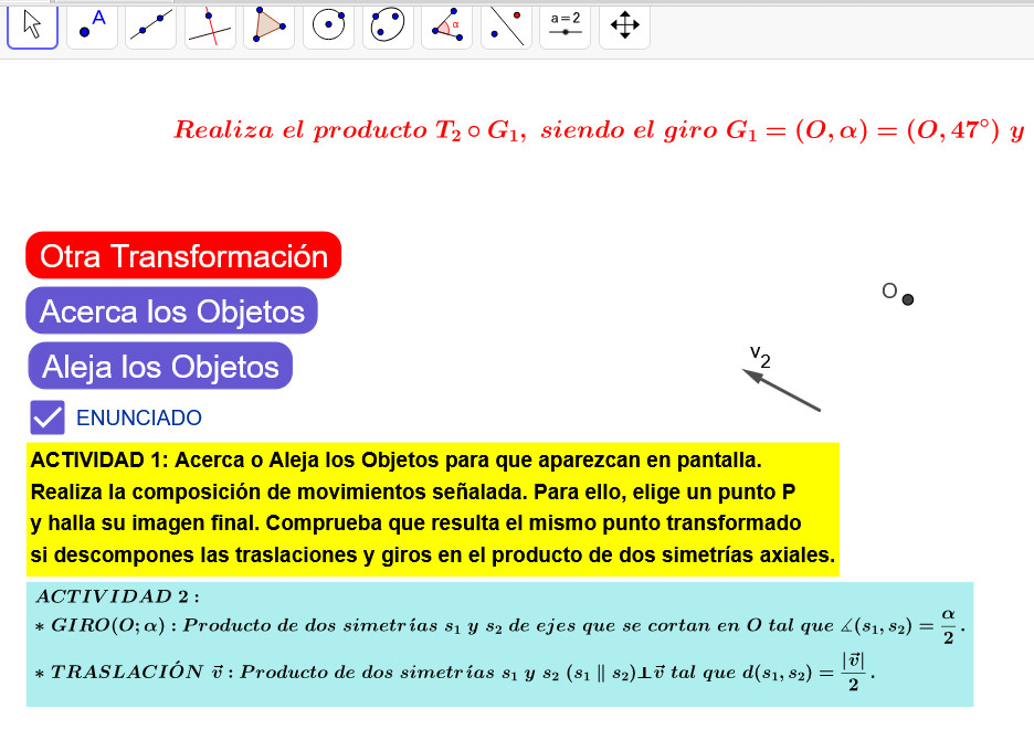 Imagen de Producto de simetrías, giros y traslaciones en el plano
