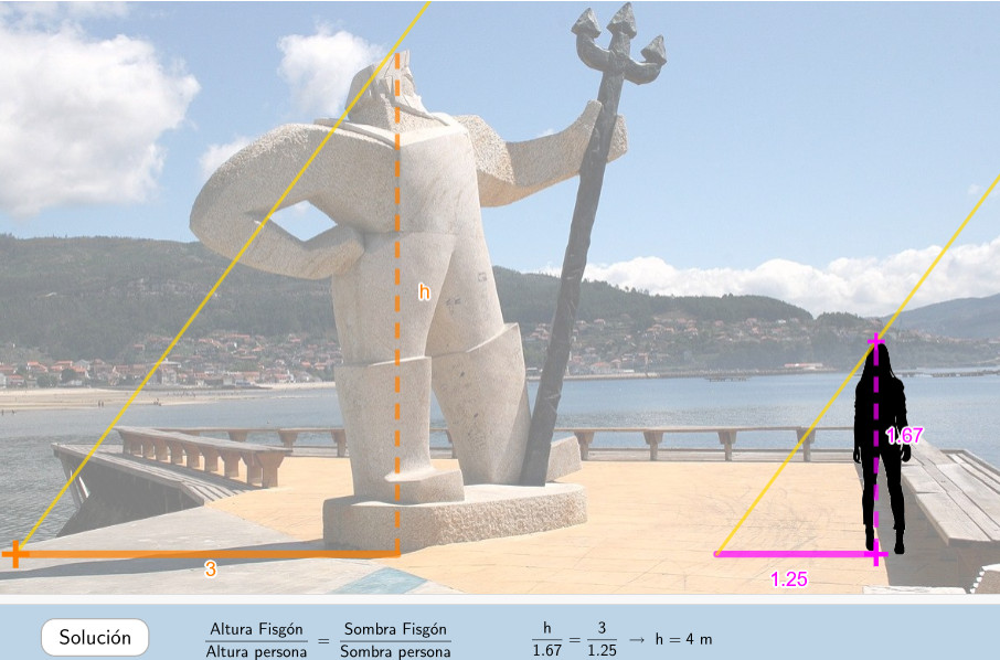 Imagen de Cálculo de alturas por el método de Thales