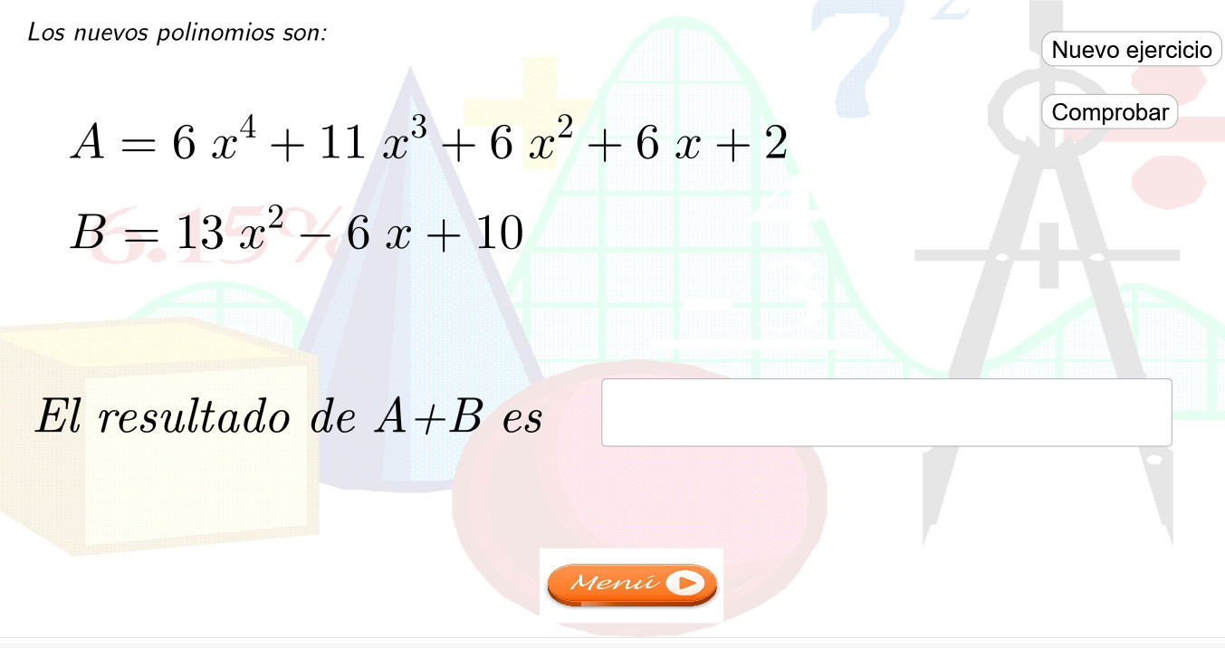 Imagen de Operaciones con polinomios