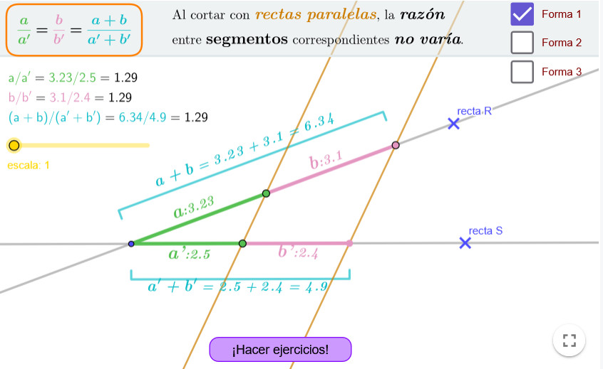 Imagen de Teorema de Tales