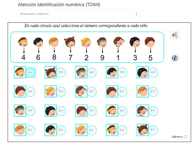 Imagen de Atención identificación numérica (TDAH)