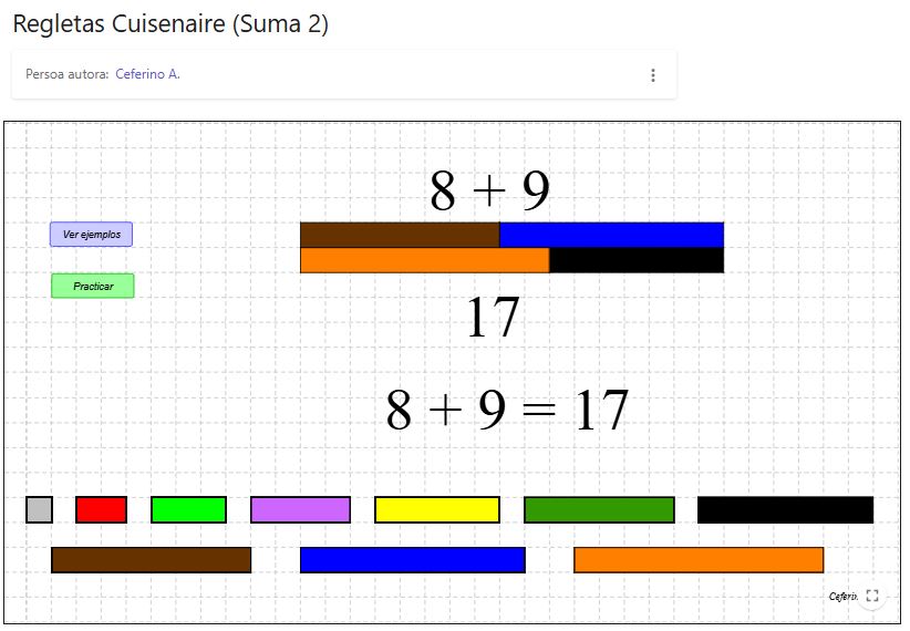 Imagen de Regletas Cuisenaire (Suma 2)