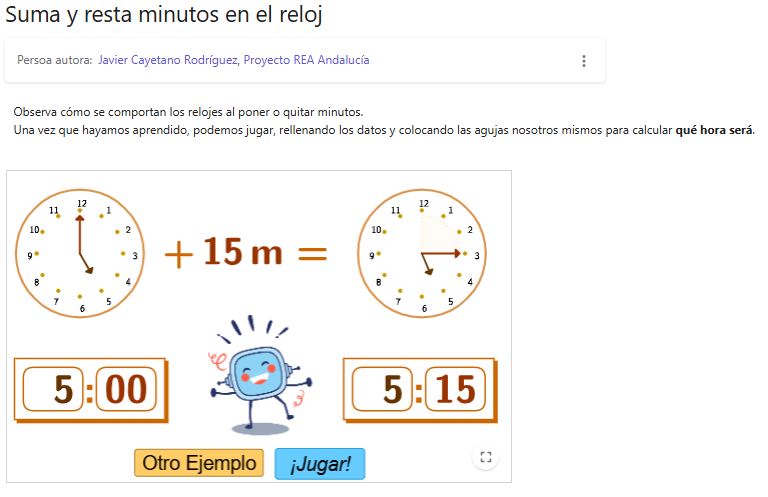 Imagen de Suma y resta minutos en el reloj