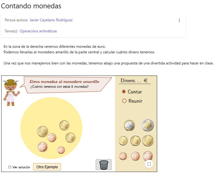 Imagen de Contando monedas
