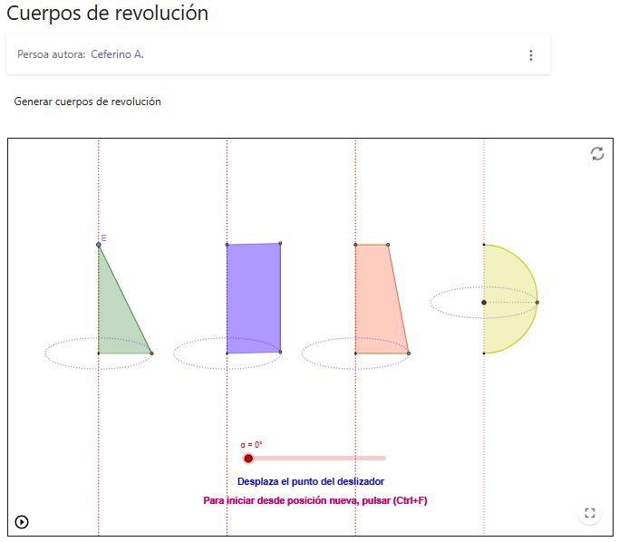 Imagen de Cuerpos de revolución