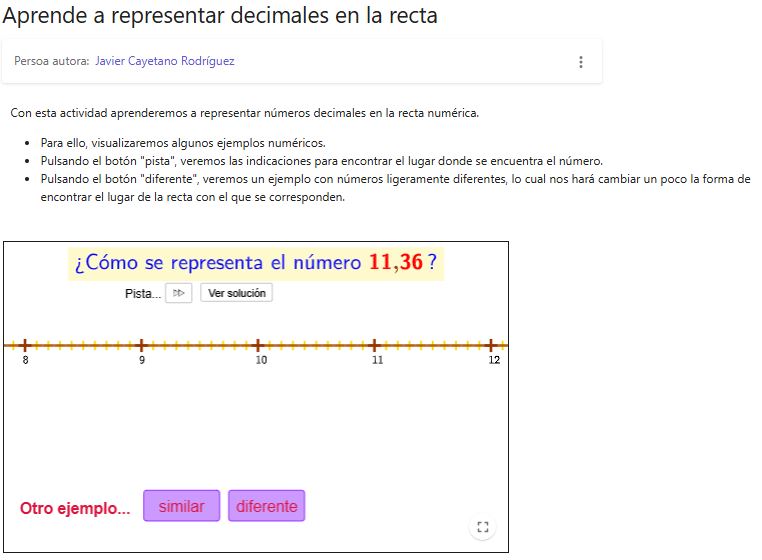 Imagen de Aprende a representar decimales en la recta