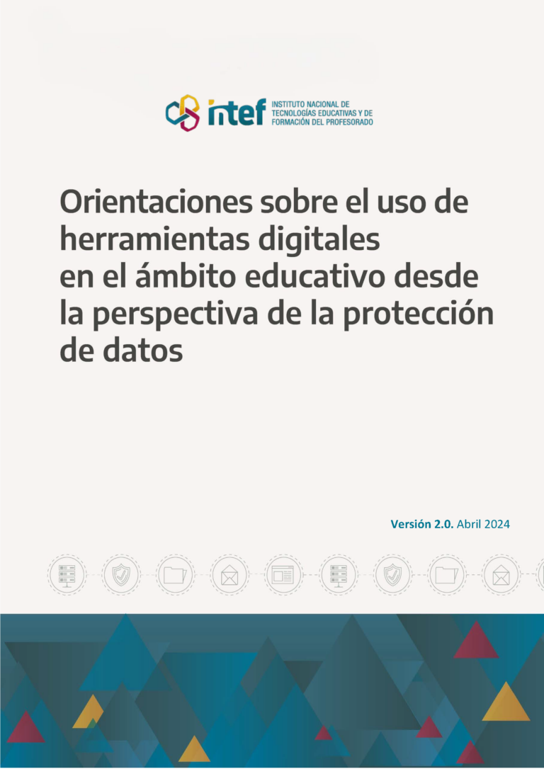 Orientaciones sobre el uso de herramientas digitales en el ámbito educativo desde la perspectiva de la protección de datos