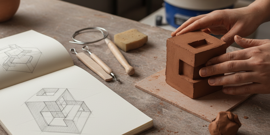 Imagen de Del boceto al volumen: modelado en barro