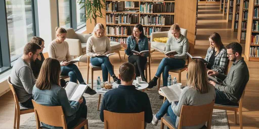 Imagen de El círculo de lectura: explorando artículos contemporáneos