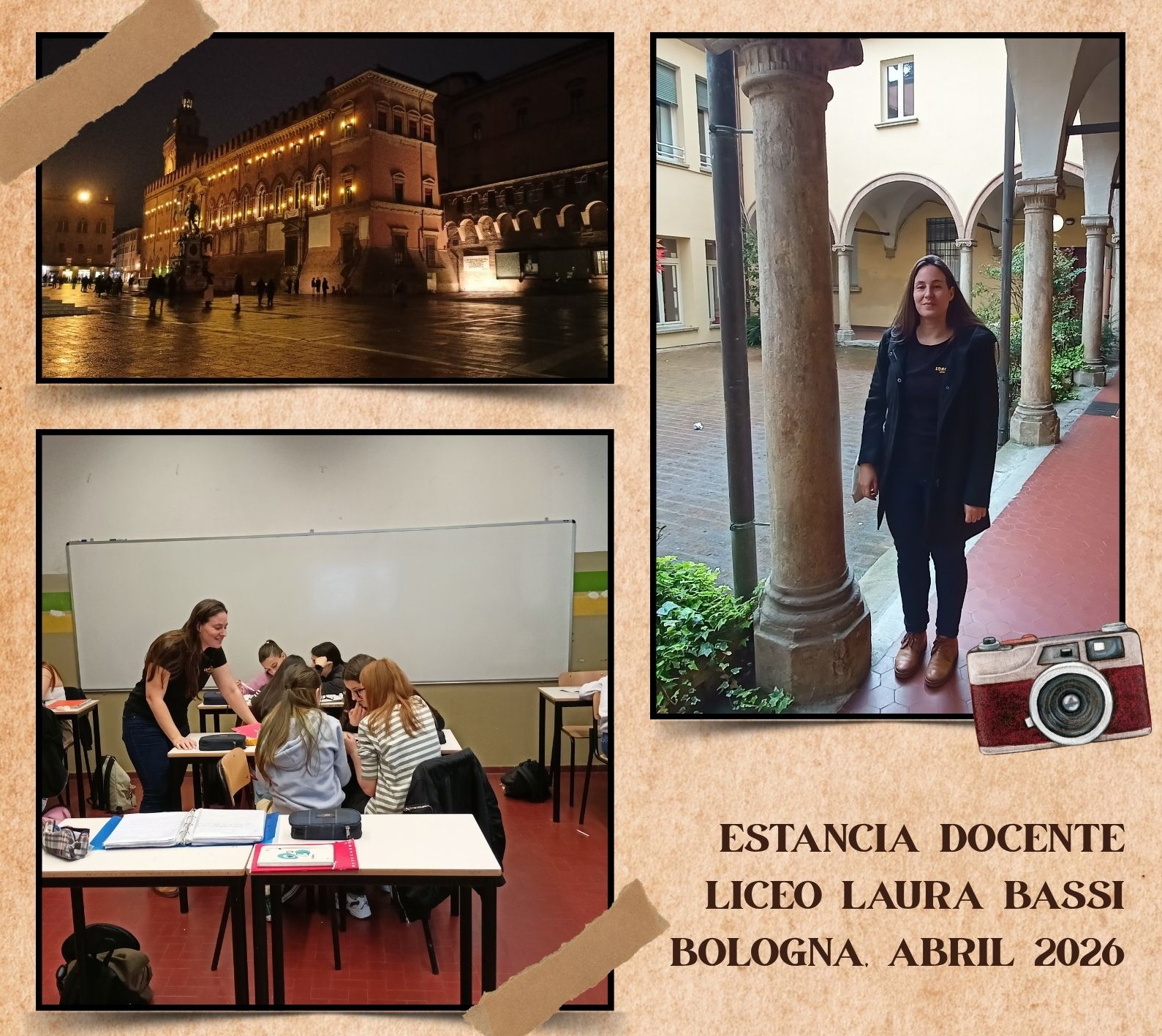 Estancia profesional en el Liceo Laura Bassi, de Bologna (Italia)