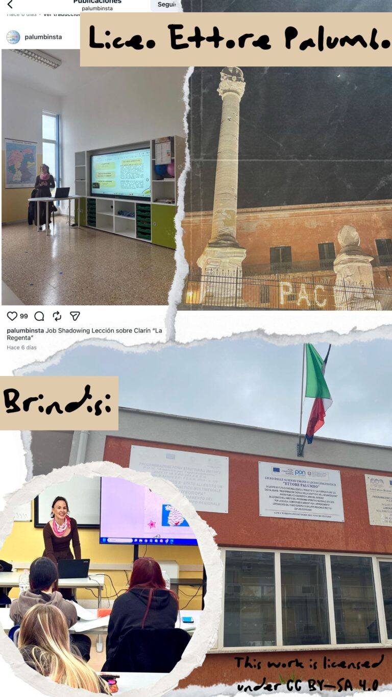 Estancia profesional en el Liceo Ettore Palumbo, en Brindisi (Italia)