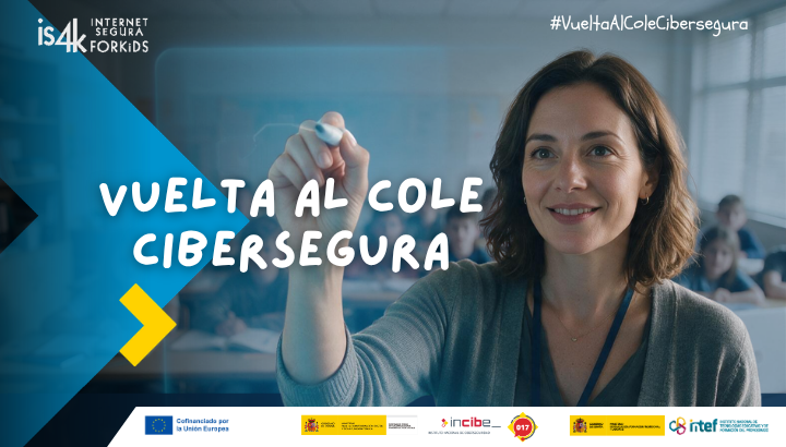 Vuelta al cole cibersegura: recursos para acompañar al alumnado en el uso seguro de Internet