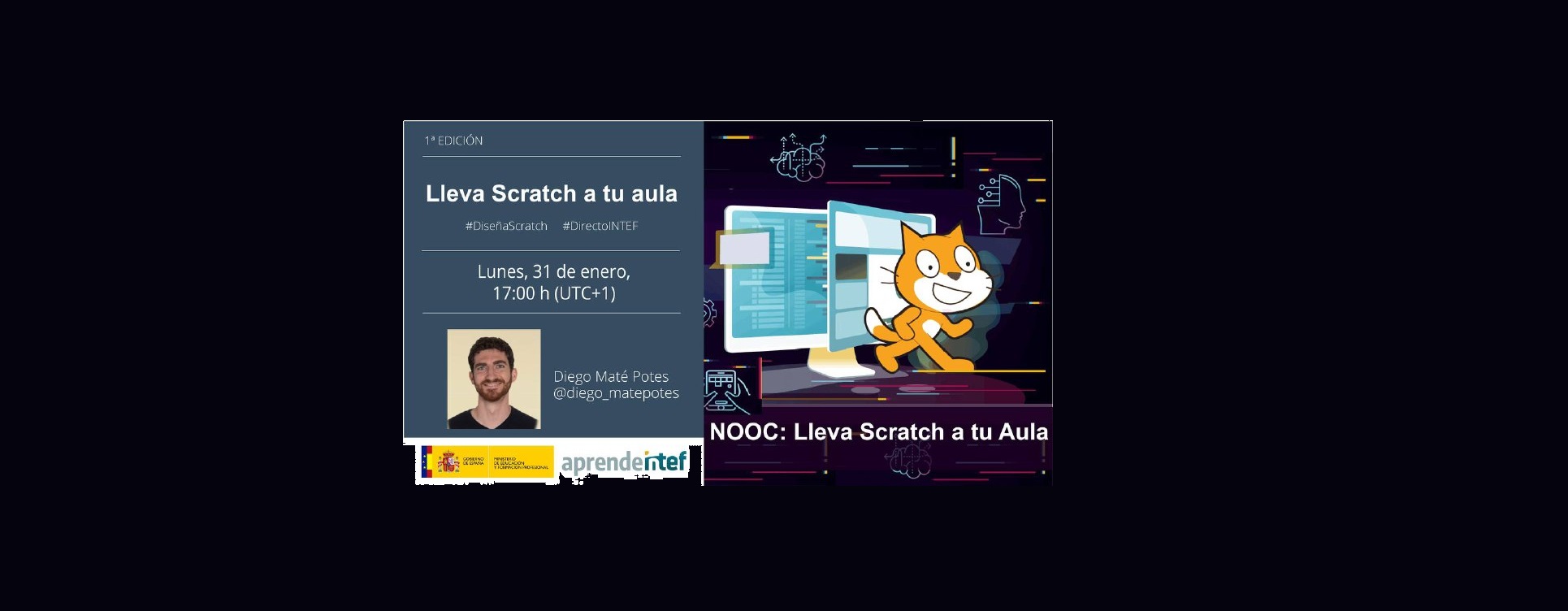 Evento en directo del NOOC «Diseña tu proyecto educativo con Scratch»