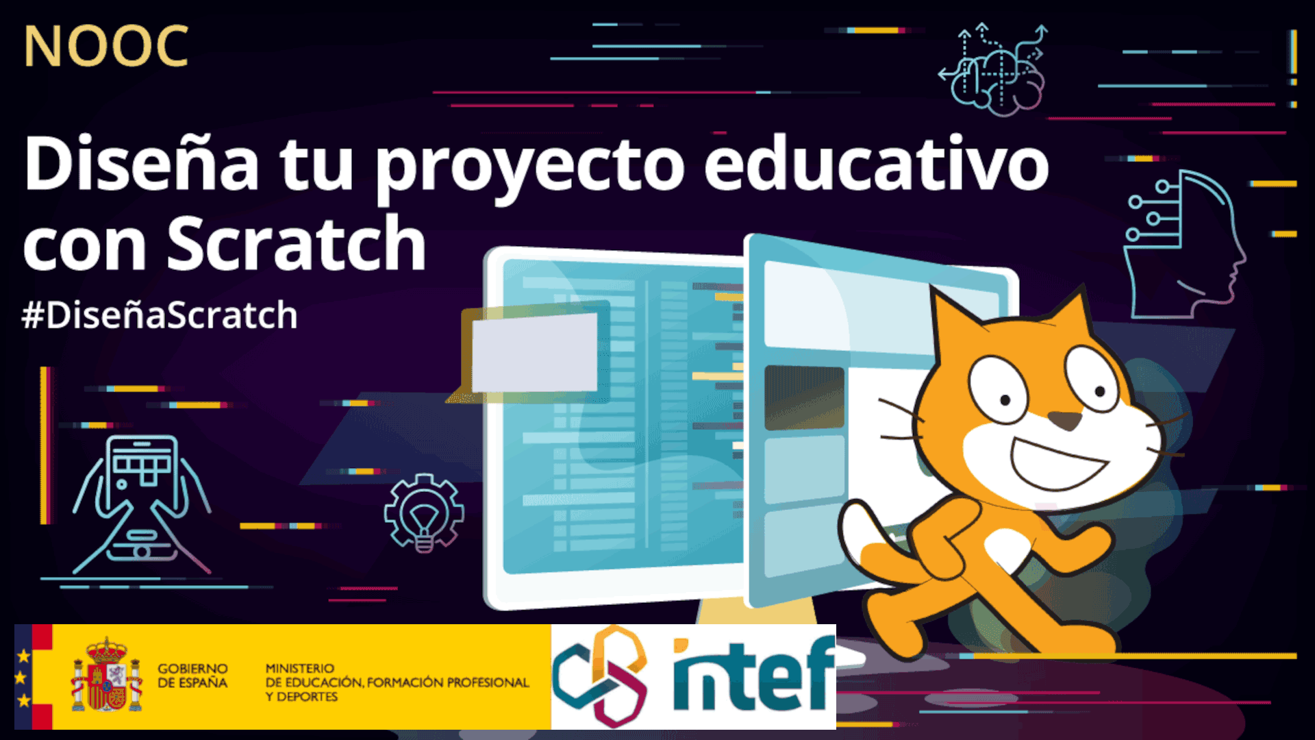 Comienza la 3.ª edición del NOOC «Diseña tu proyecto educativo con Scratch».