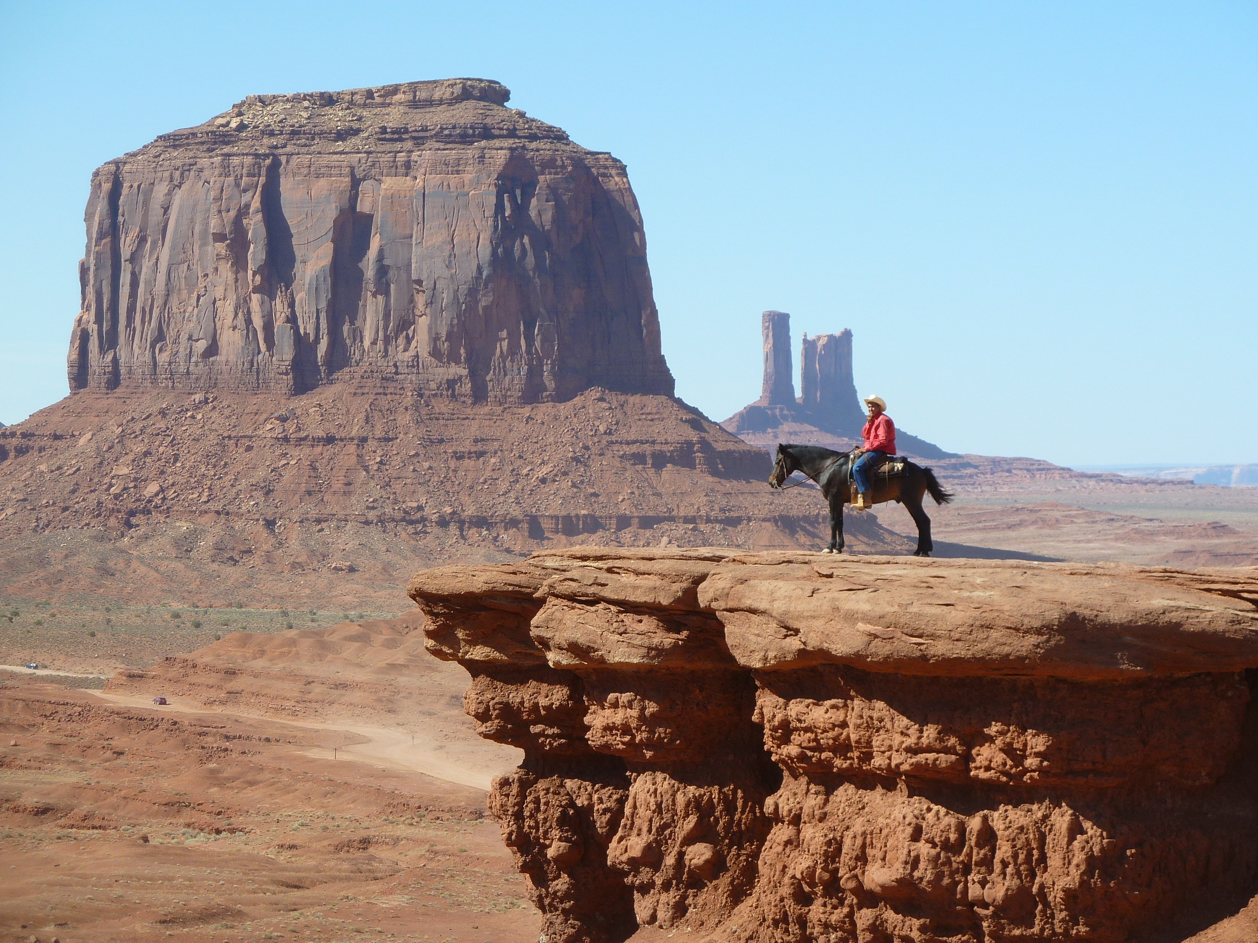 vaquero en la cima