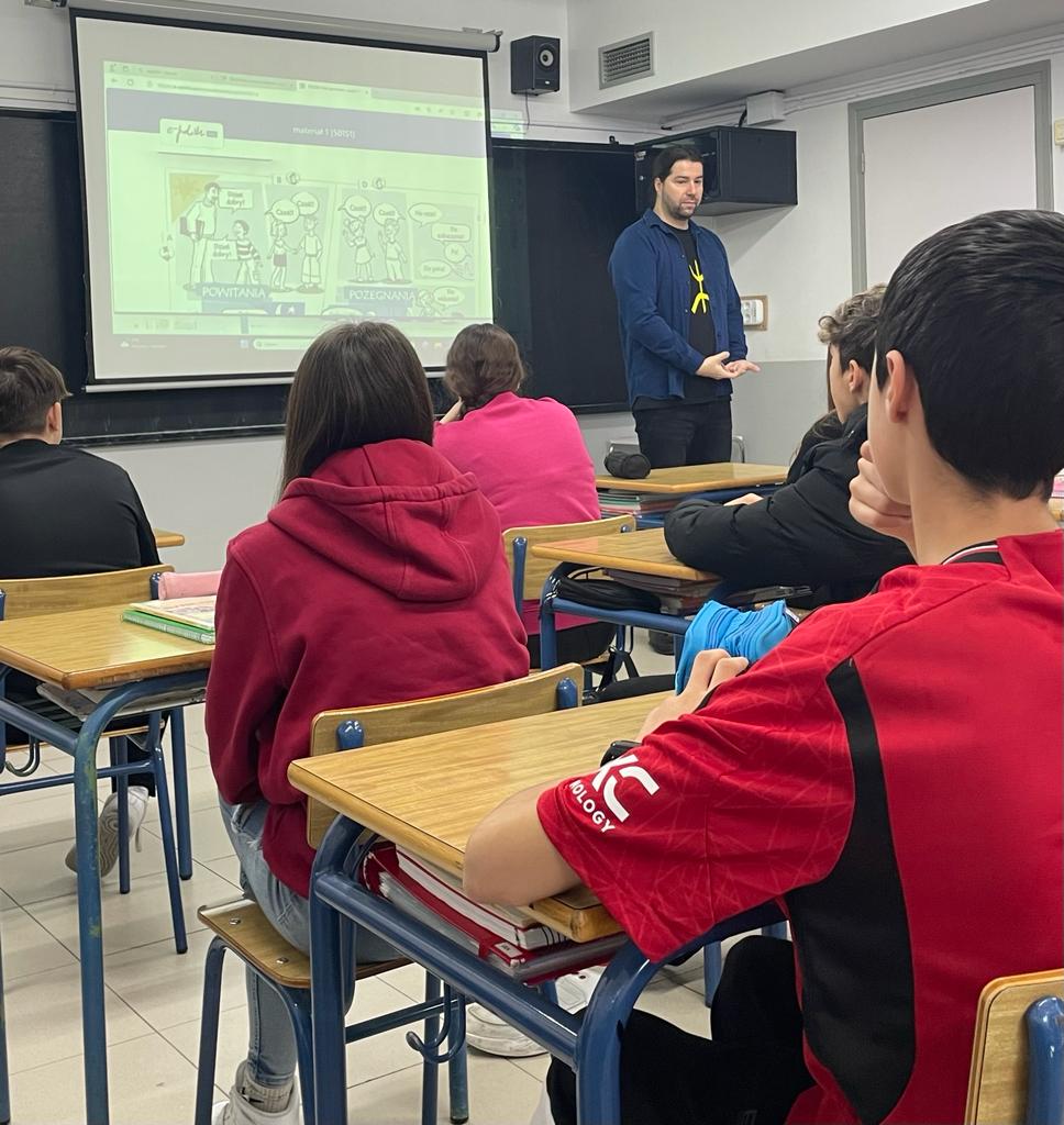 Estancia profesional del docente alemán Michal Kwasniewski en  Sant Jaume-Les Heures (Lleida)
