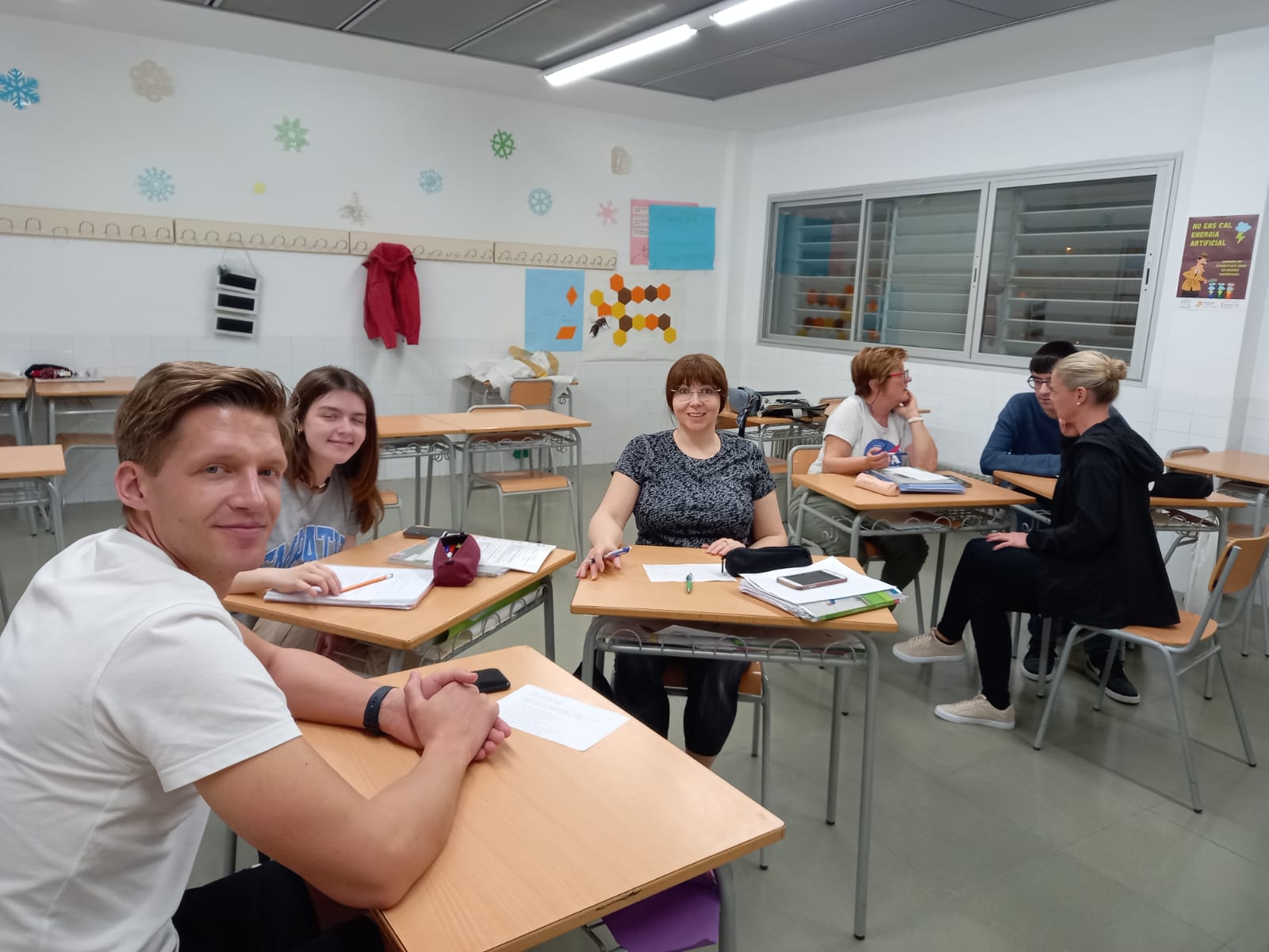 Estancia profesional del profesor Manuel Pfeifer a la Escuela Oficial de Idiomas  La Vall d’Albaida-Empar Granell