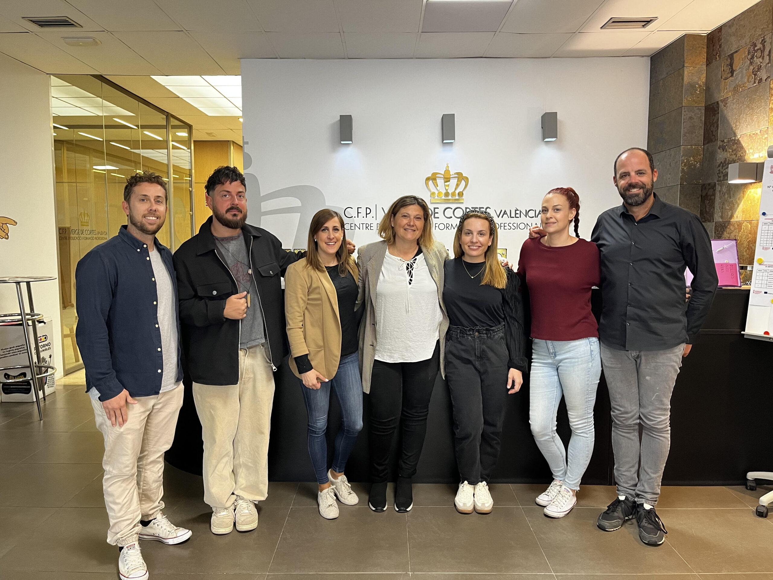 Estancia profesional de la docente francesa Silvina Benevent en CFP Verge de Cortes València (Valencia)