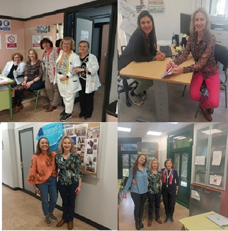 Estancia profesional de la docente francesa Marie Noëlle Rivière en IES Santa Engracia (Madrid)