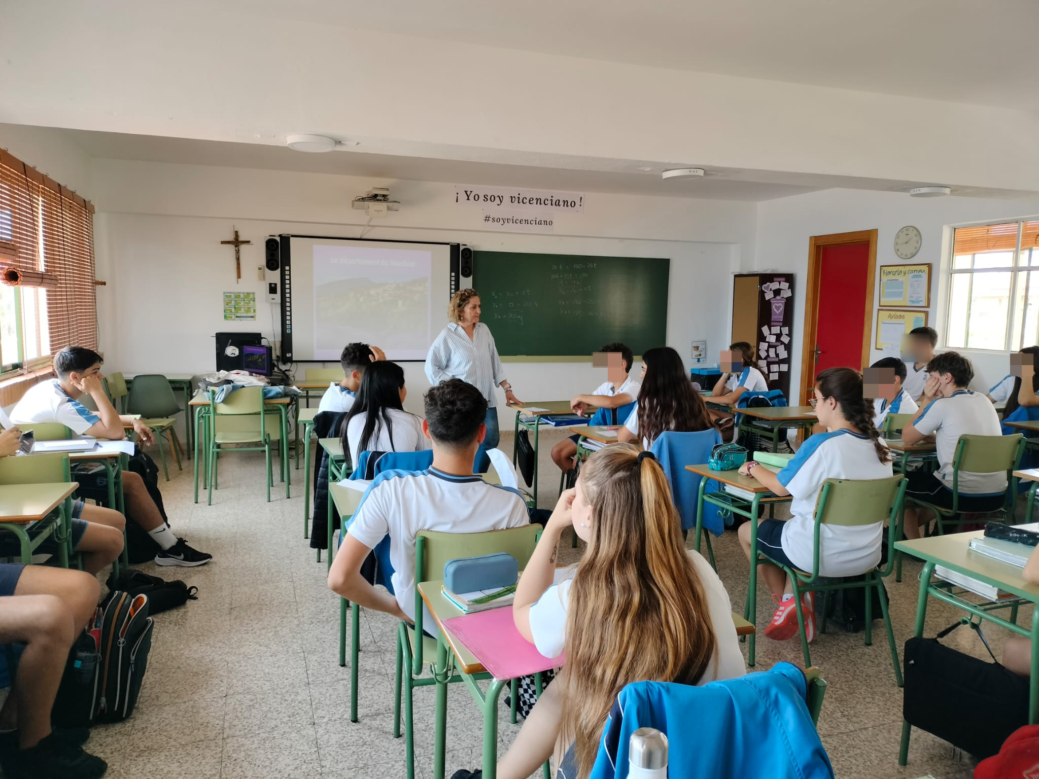 Estancia profesional de la docente francesa Rose Marie Vilanova en Medalla Milagrosa El Vigía (Torremolinos)