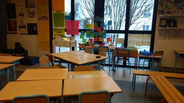 Collège Aimé Césaire, École Pajol et Tanger, Paris.