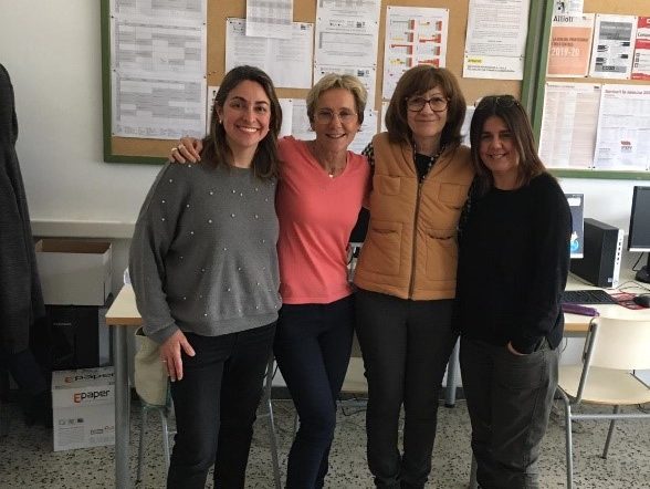 Acogida de una docente francesa en el IES Pare Vitòria de Alcoy, Alicante
