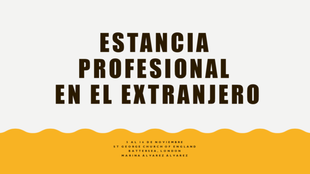 Estancia profesional en el extranjero