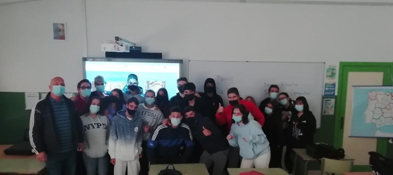 Vista del profesor de República Checa Dalimil Sebesta al IES Juan de Mairena