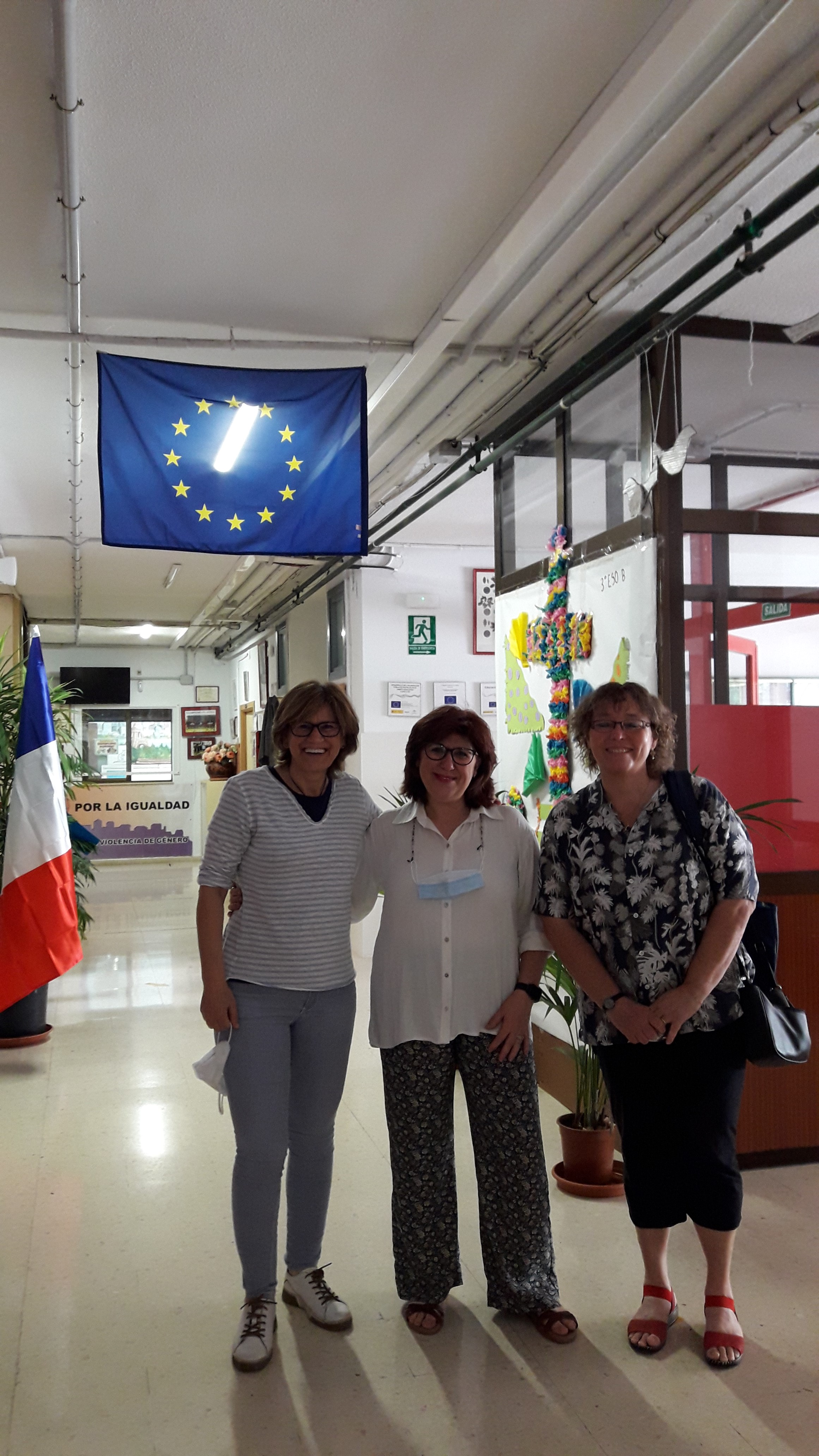 Visita de una docente francesa al IES Miguel Crespo ( Fernán Núñez – Córdoba)