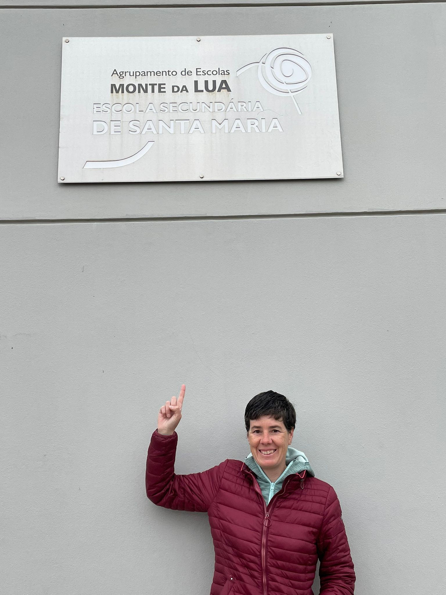 Sandra Heimbrock en el IES SALVATERRA DE MIÑO. Pontevedra.