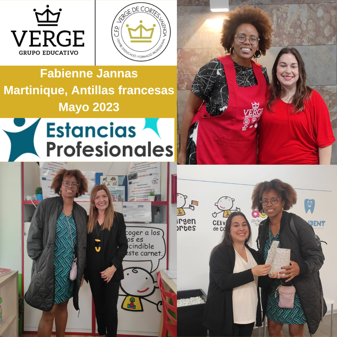 Visita de una docente alemana al Colegio Estudio de Pontevedra.
