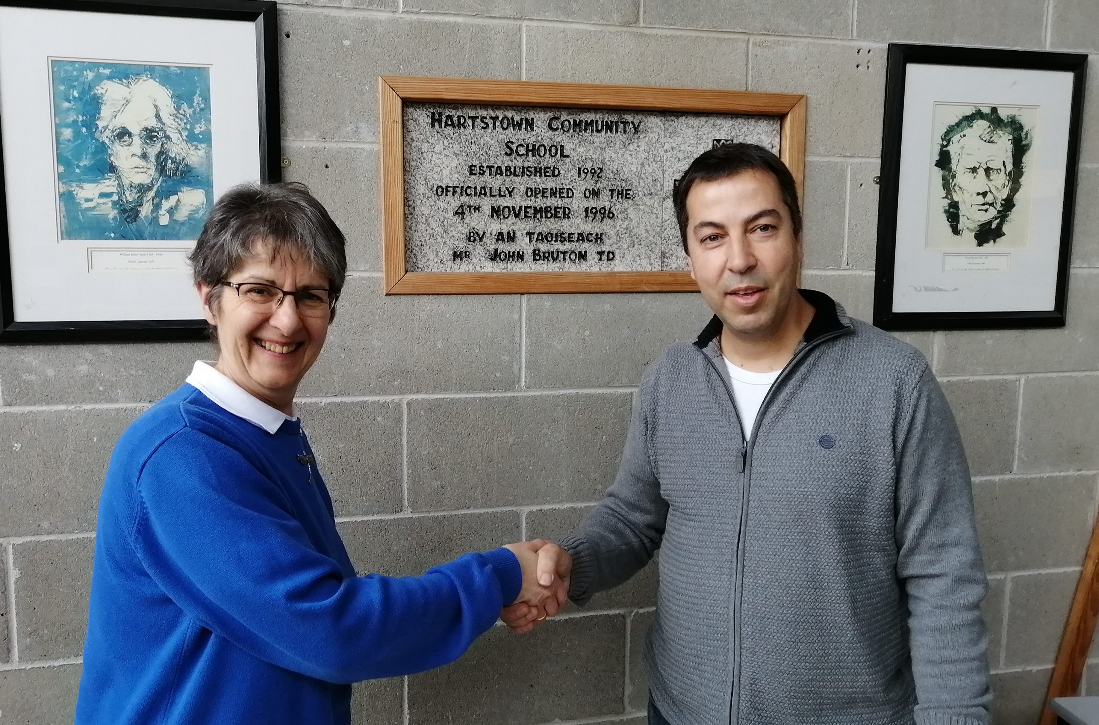 Estancia profesional en Hartstown Community School, Dublín